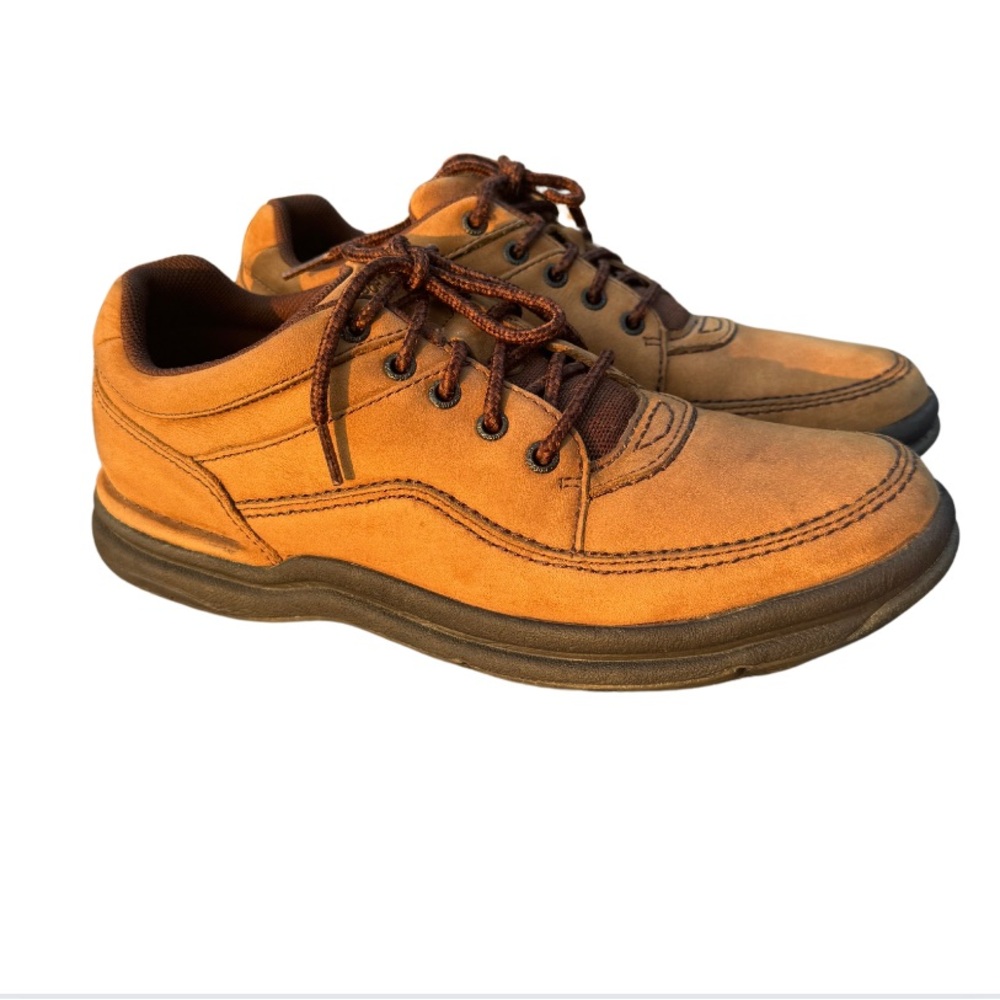 Rockport Mens Shoes Sz 10.5 Brown Casual Leather Upper Lace